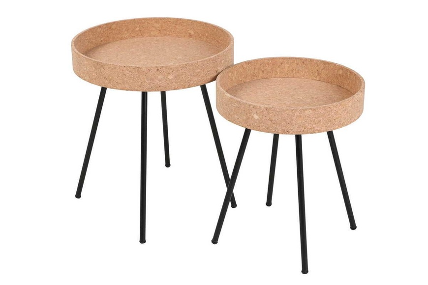 Beistelltisch Kork 45 (2er-Set)