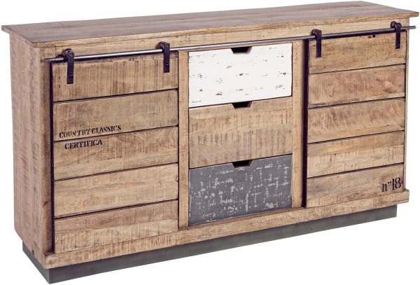 Sideboard Tudor 2 Türen 3 Schubladen