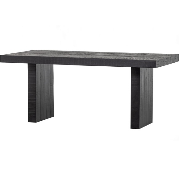 Esstisch Balk Mango schwarz 180x90