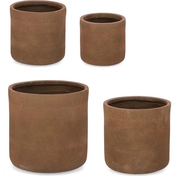 Pflanzentopf Rigo Rusty (4er-Set)