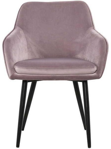 Esszimmerstuhl rosa Samt