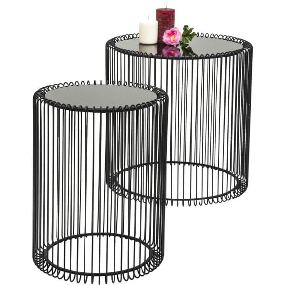 KARE Design Beistelltisch »Wire« (2er-Set)