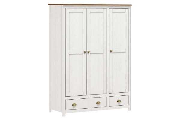 Kleiderschrank Kiefer massiv 136x54x185