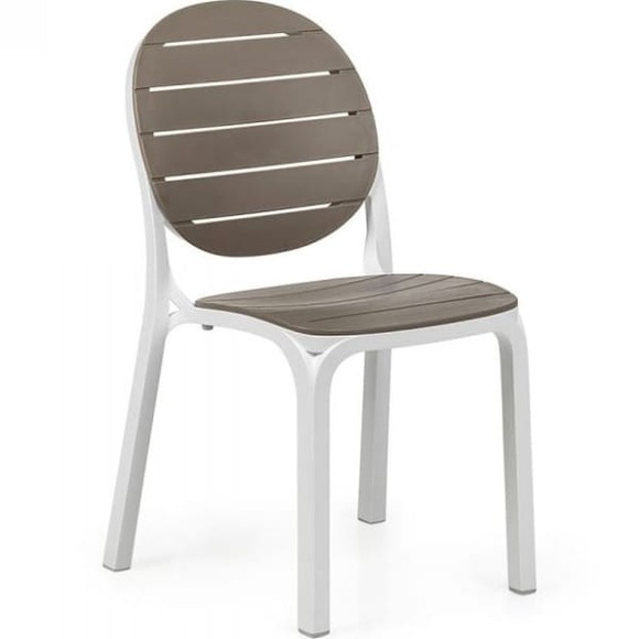 Nardi - Erica - White and Dark Beige