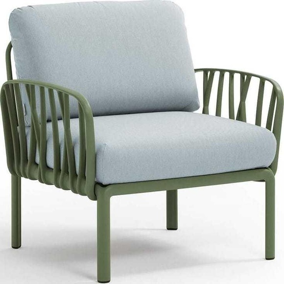 Nardi - Entspannungssessel Komodo Kaki - Hellblau (47,5 x 79 x 78 cm)