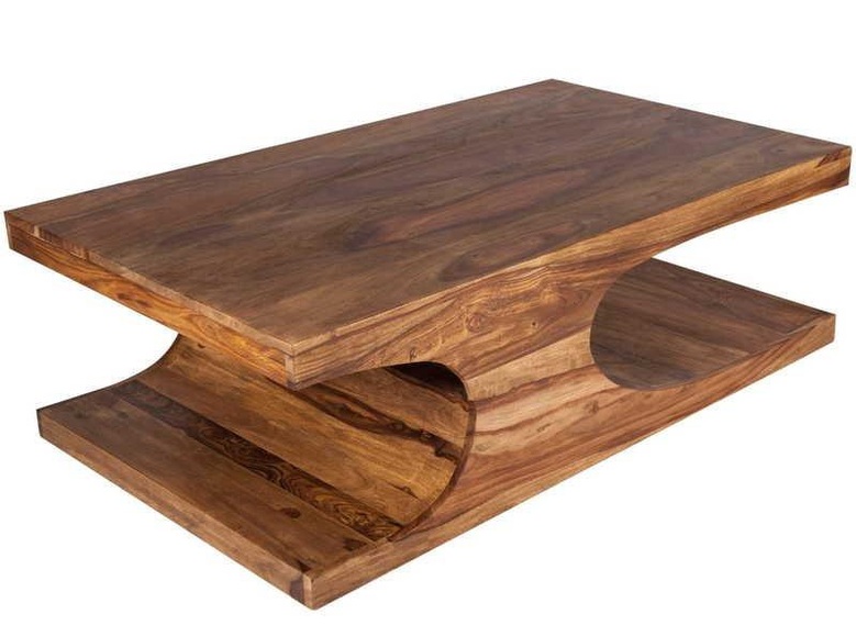 Couchtisch Natural Round Design natur 70x118