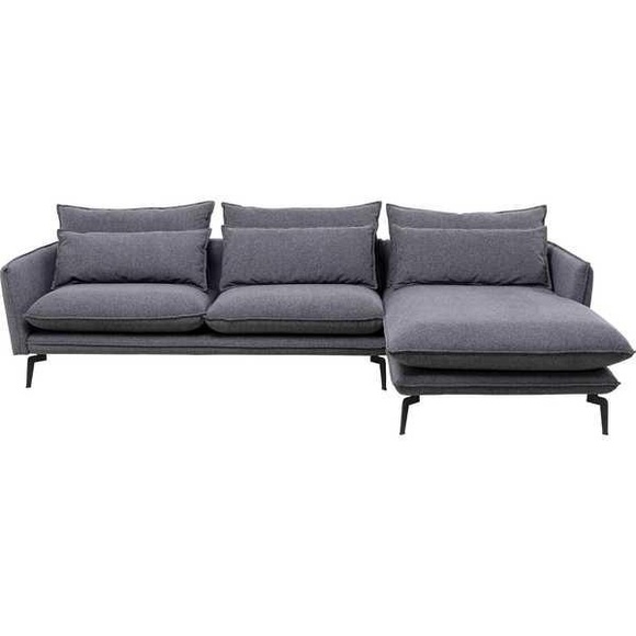 Ecksofa Monza Rechts grau 296