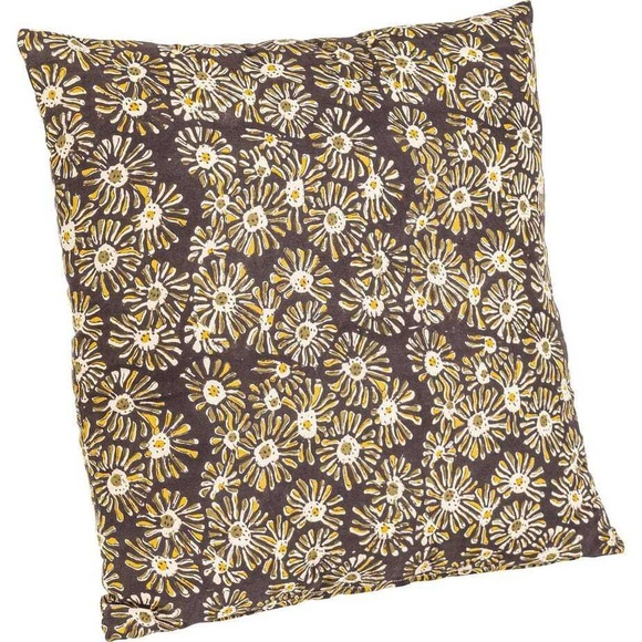 Kissen Calais Margerite schwarz 45x45