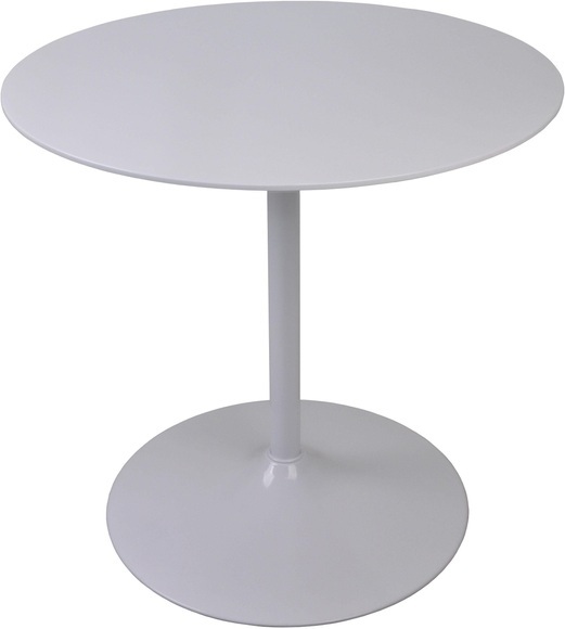 Bistrotisch rund weiss hochglanz 80x80cm