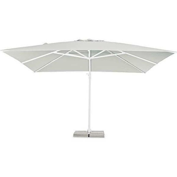 Ampelschirm Eden 400x400 weiss natur