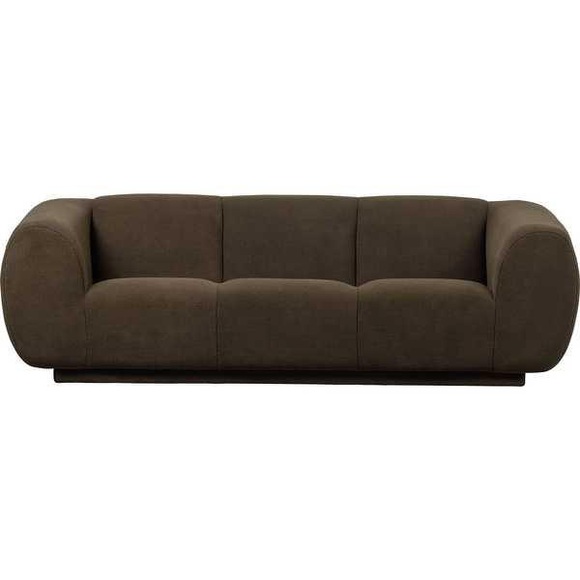 Sofa Woolly 3-Sitzer Schafsfell grün