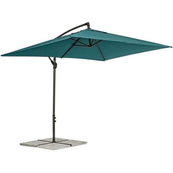 Garten Ampelschirm Texas 200x300 pfauenblau
