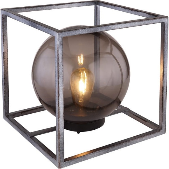LED-Solar-Dekoleuchte Würfel mit Kugel, 30 cm