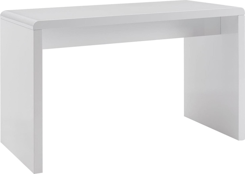 SalesFever Schreibtisch, Weiss hochglanz lackiert