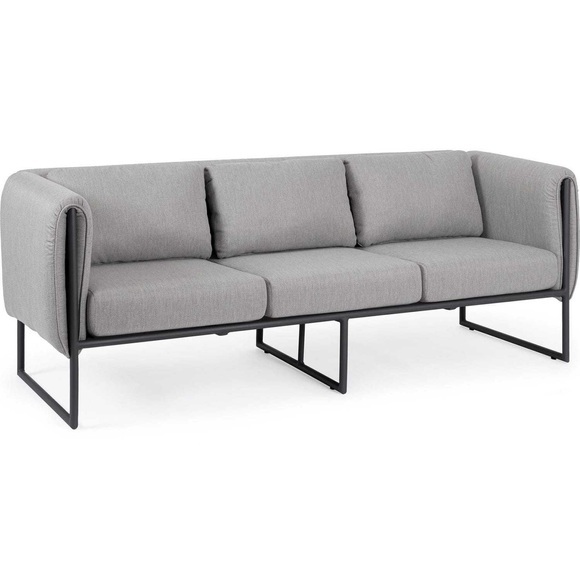 Gartensofa 3-Sitzer Pixel graphite