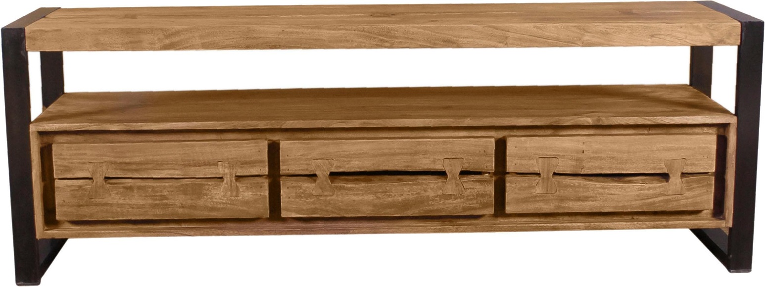 SIT Lowboard »Live Edge« aus Akazienholz, mit markanten Baumkanten in der Front