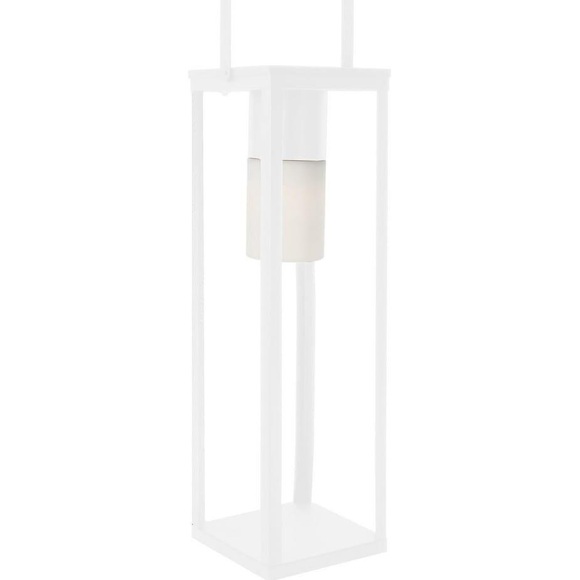 Solarleuchte LED weiss 20x20x75