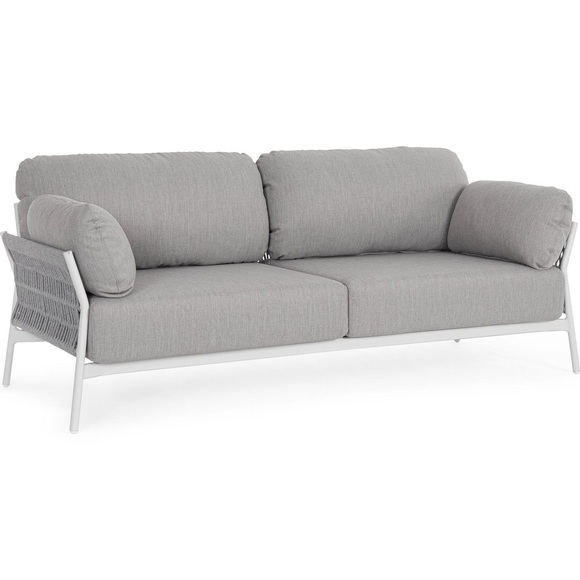 Gartensofa Pardis 2-Sitzer weiss