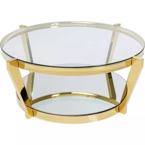 Couchtisch Monocolo gold Ø90