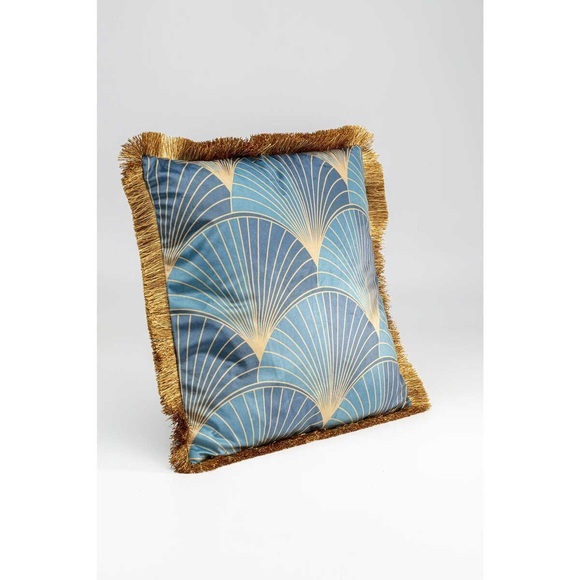 Kissen Leaves Fringe 45x45