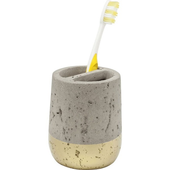 Zahnputzbecher Concrete Gold