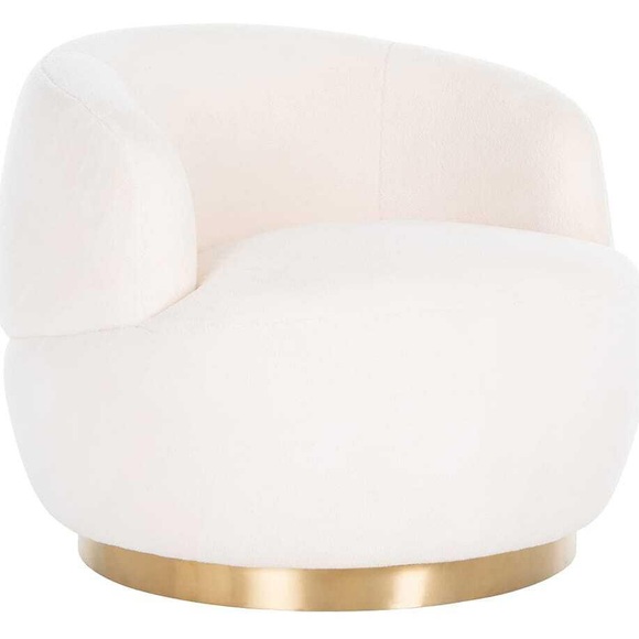 Drehsessel Teddy weiss