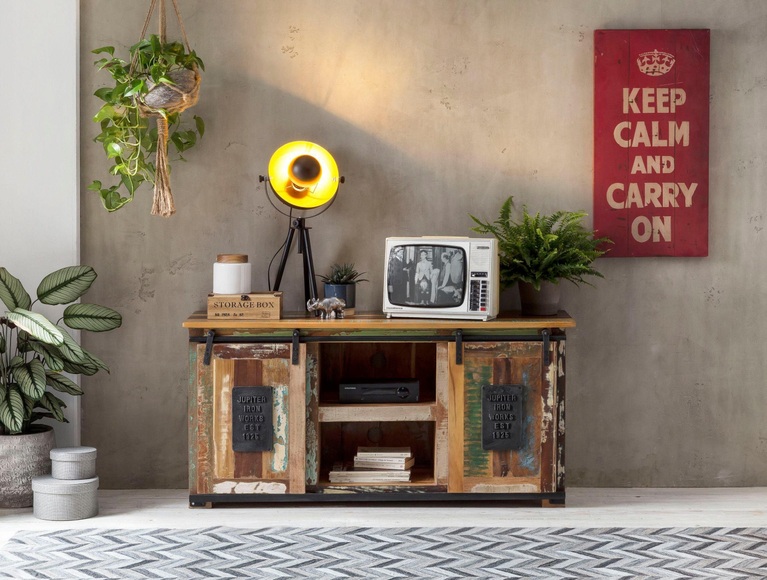 SIT Lowboard »Jupiter« aus recyceltem Altholz