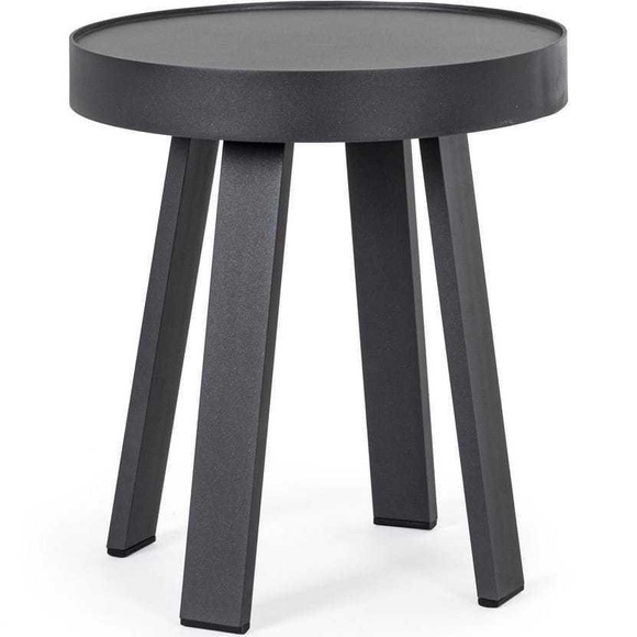 Garten Couchtisch Spyro anthrazit rund 41