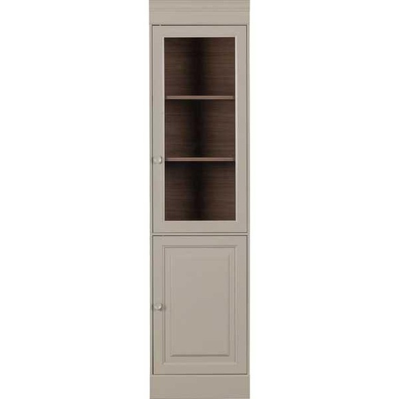 Vitrinenschrank Chow Kiefer Dakargrau FSC 54x215