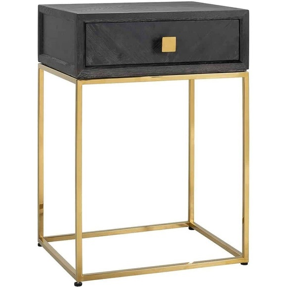 Nachttisch Blackbone schwarz gold 50