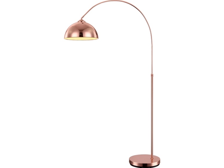 GLOBO NEWCASTLE Stehleuchte Metall kupfer, Kunststoff, Kabel 1,8m, Kupfersockel, höhen