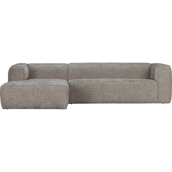 Ecksofa Bean links Strukturstoff Travertin