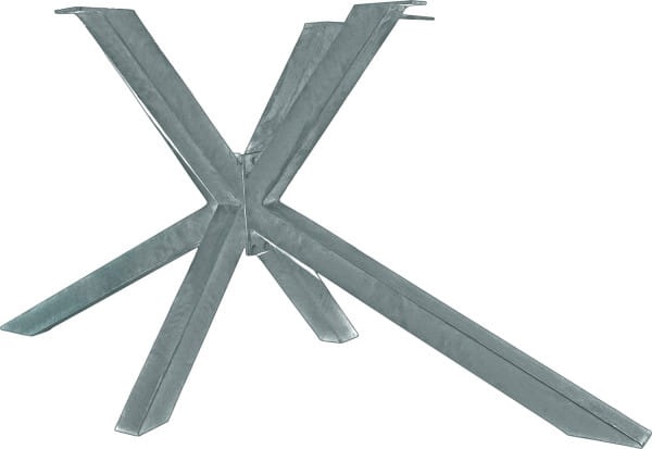 Tischgestell Boss-X antiksilber