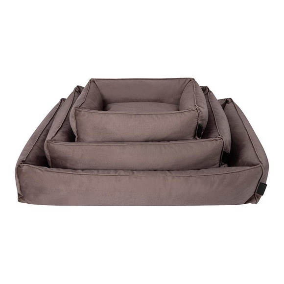 District70 Hundebett Shimmer Box Bett - Taupe-Beige -