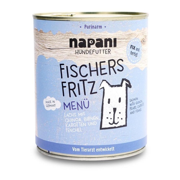 Napani Nassfutter Fischers Fritz - Weiss -