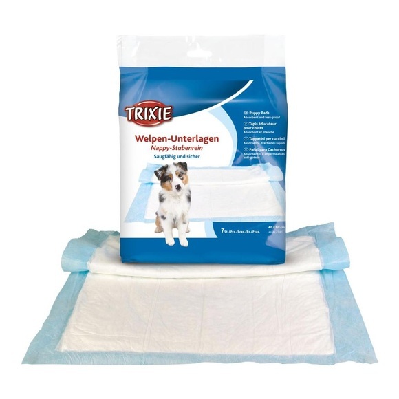 Trixie Welpen-Unterlagen - Nappy-Stubenrein - L 40 x B 60 cm, 7 Stück