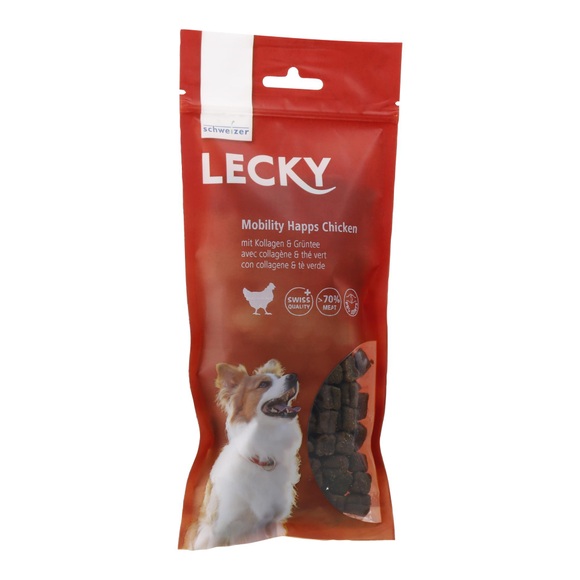 LECKY Mobility Happs Chicken mit Kollagen & Grüntee