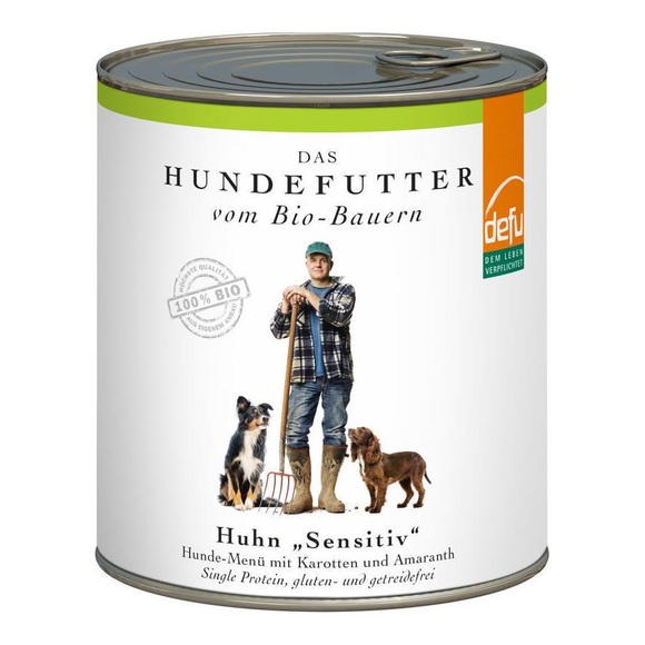 Sparpaket: 12 x 820 g Defu Bio Sensitive - Bio Huhn