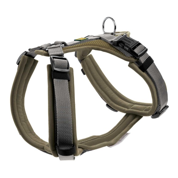 Hunter Geschirr Maldon mesh - oliv-grün/grau