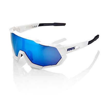 100% Speedtrap HD Multilayer Mirror/Hiper Glasses matte white 2019 Sonnenbrillen