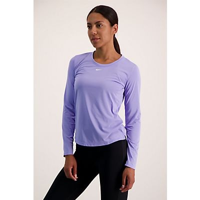 Nike Dri-Fit One STD Longsleeve Damen - Flieder