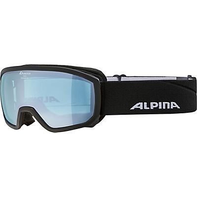 Alpina SCARABEO Jr. Q-LITE Skibrille - Black-Blue Mirror Blue