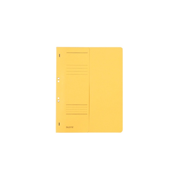 Leitz Ösenhefter 3740 DIN A4 Gelb Manilakarton A4 mit kaufmännischer Heftung 23,5 x 30,5 cm
