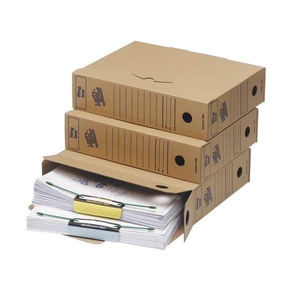 Loeff's Archivboxen Braun 8,5 x 34,3 x 26 cm 50 Stück