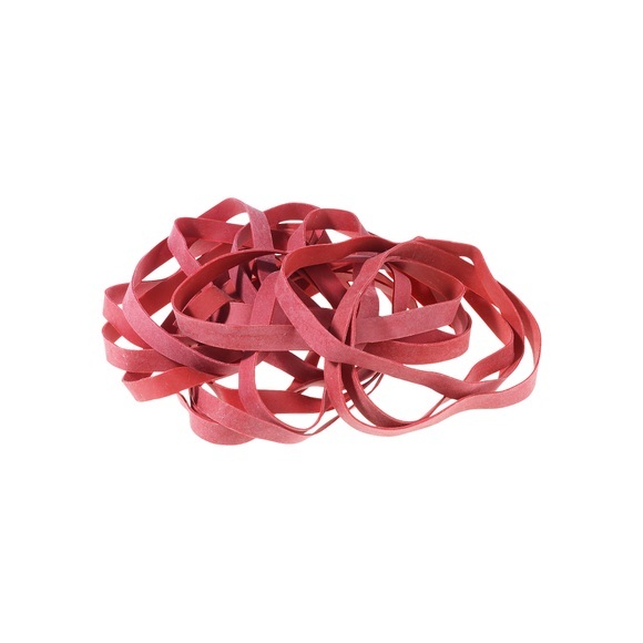 Office Depot Gummibänder 180 x 12 mm Ø 120 mm Rot 500 g