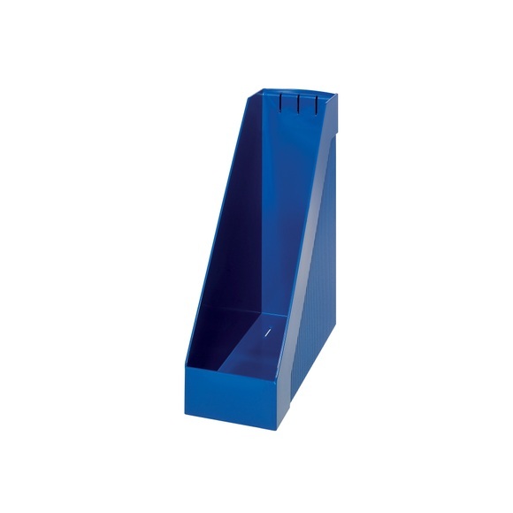 helit Stehsammler Linear Polystyrol Blau 10 x 27 x 29 cm