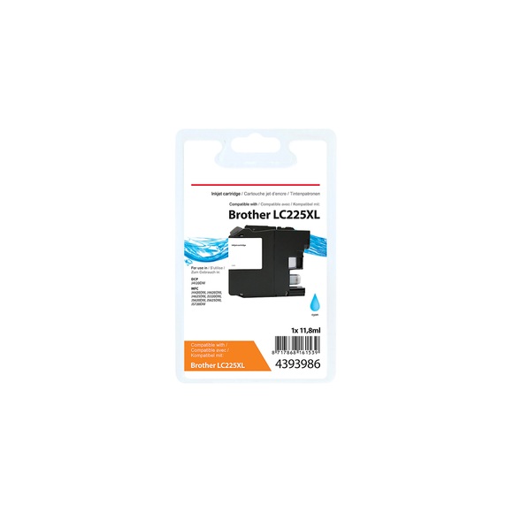 Kompatible Office Depot Brother LC225XL Tintenpatrone Cyan