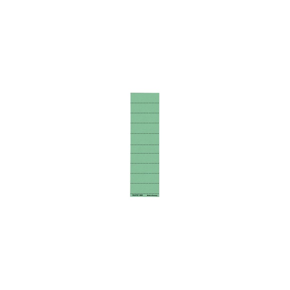 Leitz Beschriftungsschilder Alpha DIN A4 Grün Karton 6 x 2,1 cm 100 Stück