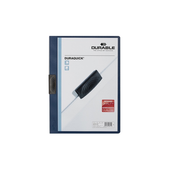 DURABLE Klemmmappe Duraquick® DIN A4 Dunkelblau