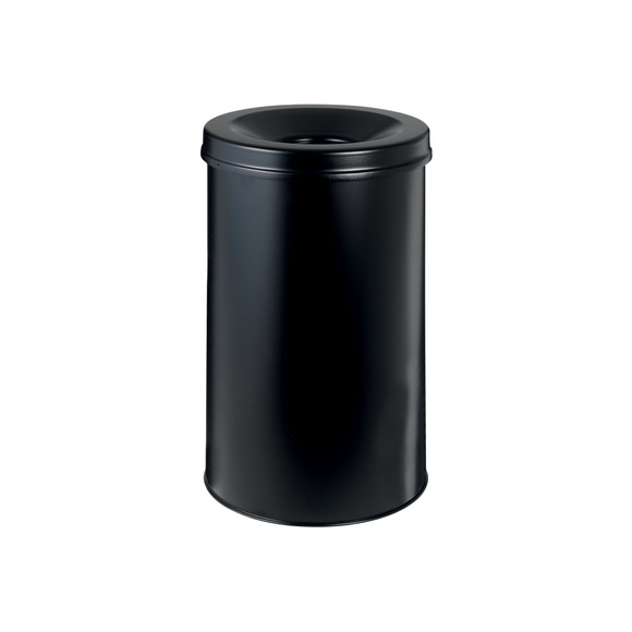 DURABLE Papierkorb Schwarz 30L Metall 492 cm x 49,2 cm